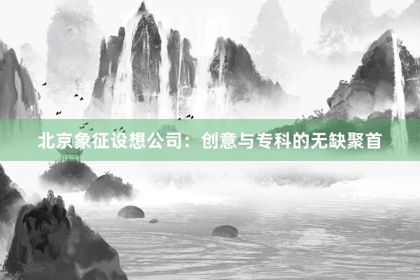 北京象征设想公司：创意与专科的无缺聚首
